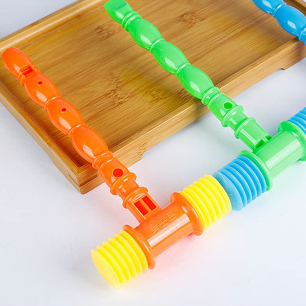 Juego de 8 juguetes de martillo para bebé, juguetes musicales para golpear y golpear chirriantes para niños pequeños de 1 a 3 años | Mazo de martillo de plástico colorido para aprendizaje 4