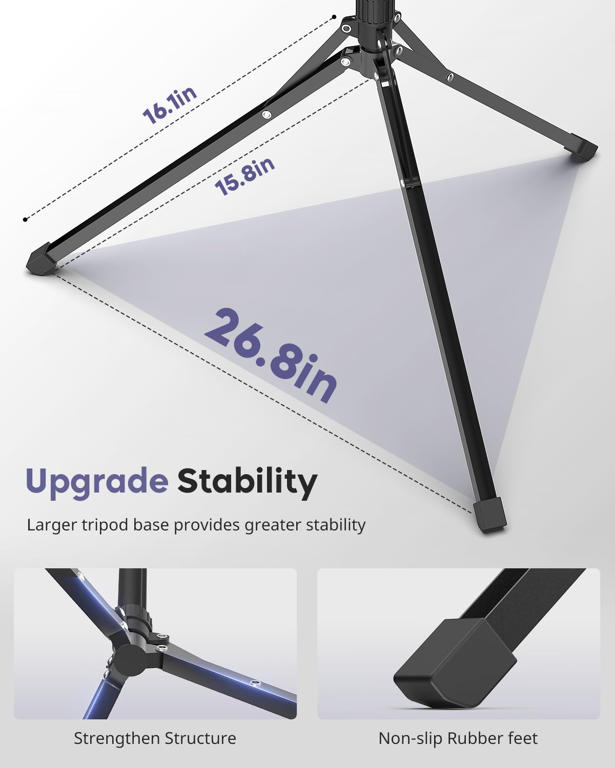 Aureday Phone Tripod, 92" Cell Phone Stand with 15" Gooseneck, Remote and Phone Holder, Overhead & Selfie Stick for Recording/Watching/Vlog, Compatible with iPhone Android: 92in Black