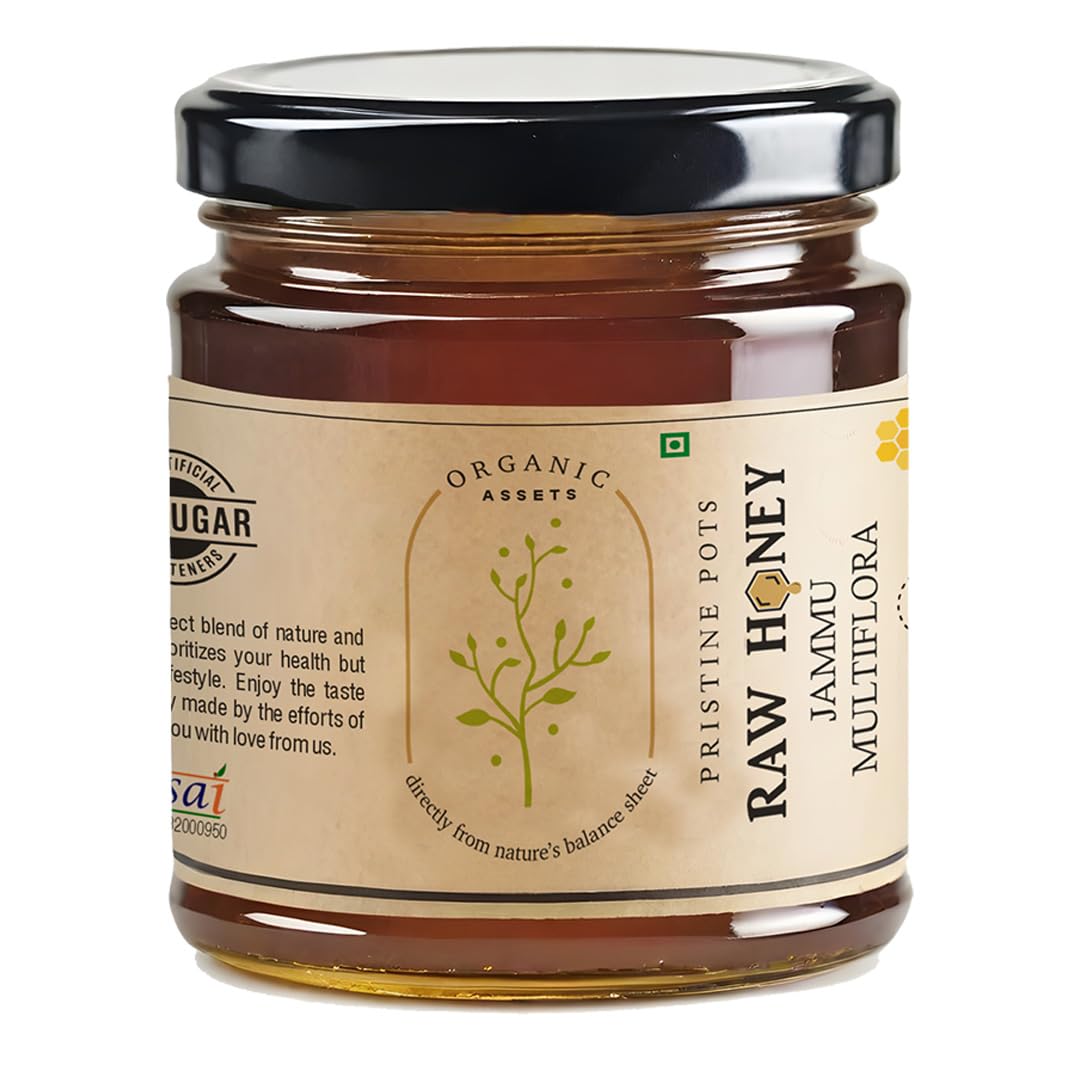Organic Assets 100% Pure Honey 250gm Unprocessed Jammu Multiflora Raw Honey (B0CZ76W16D) Amazon Price History, Amazon Price Tracker