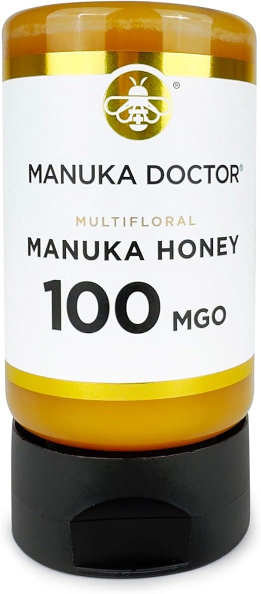 MANUKA DOCTOR - MGO 100 Squeezy Manuka Honey Multifloral (300g) 100% ...