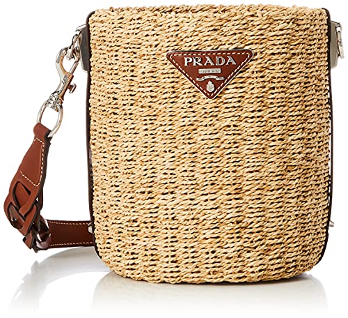 PRADA(プラダ) Shoulder Bag, Naturale+Cognac