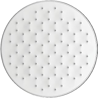 Hindware 225Mm ABS Single Flow Easy Clean Overhead Rain Shower - Round With Chrome Finish