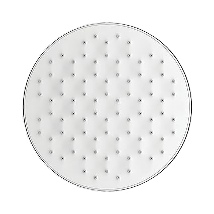 Hindware 225Mm ABS Single Flow Easy Clean Overhead Rain Shower - Round With Chrome Finish