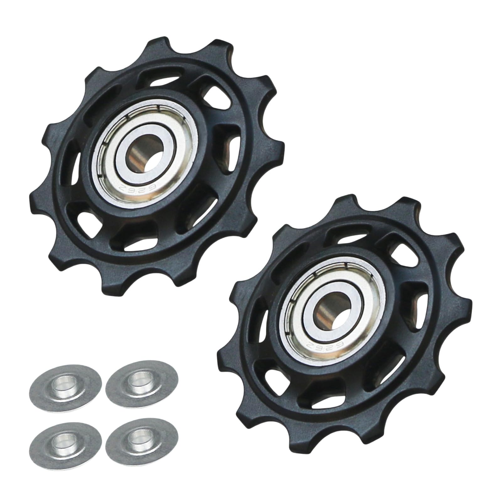 2 Pack 11T Bicycle Rear Derailleur Jockey Pulleys Universal Repair Parts