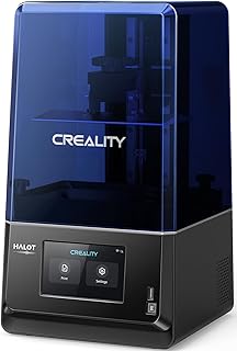 Creality Resin 3D Printer Halot One Plus, 4K Resolution 7.9" Monochrome LCD Screen High-Precision Integral Light Source Dual Z-axis Rails Easy Slicing OTA Online Upgrade 5'' Touch Screen