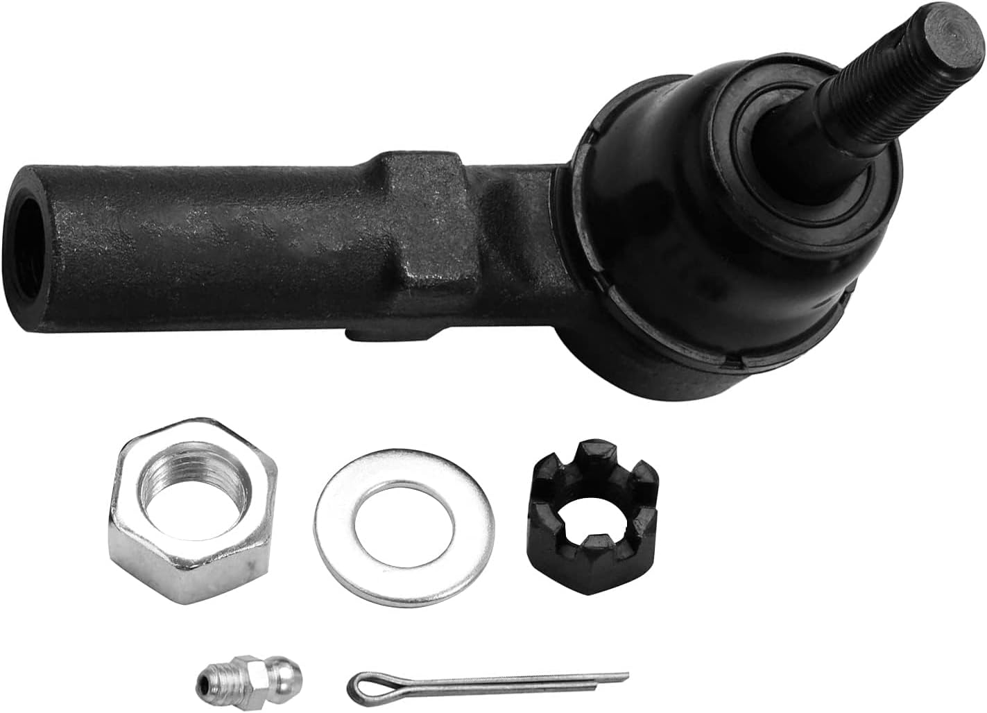 Detroit Axle - 6pc Front Ball Joints Tie Rods for Buick LeSabre Park Avenue Riviera Cadillac DeVille Seville Olds Aurora Pontiac Bonneville 2 Lower Ball Joints 4 Inner & Outer Tie Rods Replacement