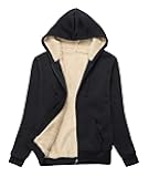 Hoodies for Women Winter Fleece Sweatshirt - Full Zip Up Thick Sherpa Lined Hooded Jacket