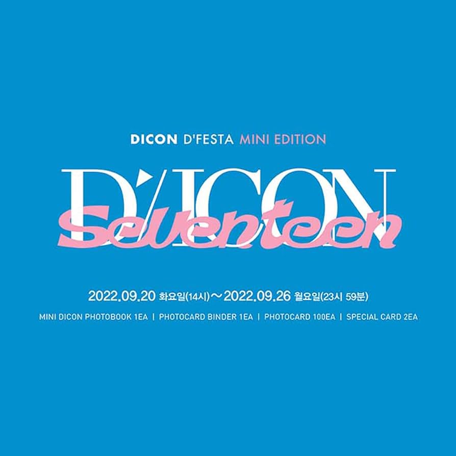 Amazon.com: SEVENTEEN - [DICON Dfesta mini edition] (MINGYU