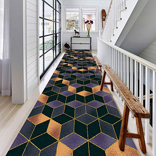 Tapis de passage d'allée ZRUYI aux finitions géométriques