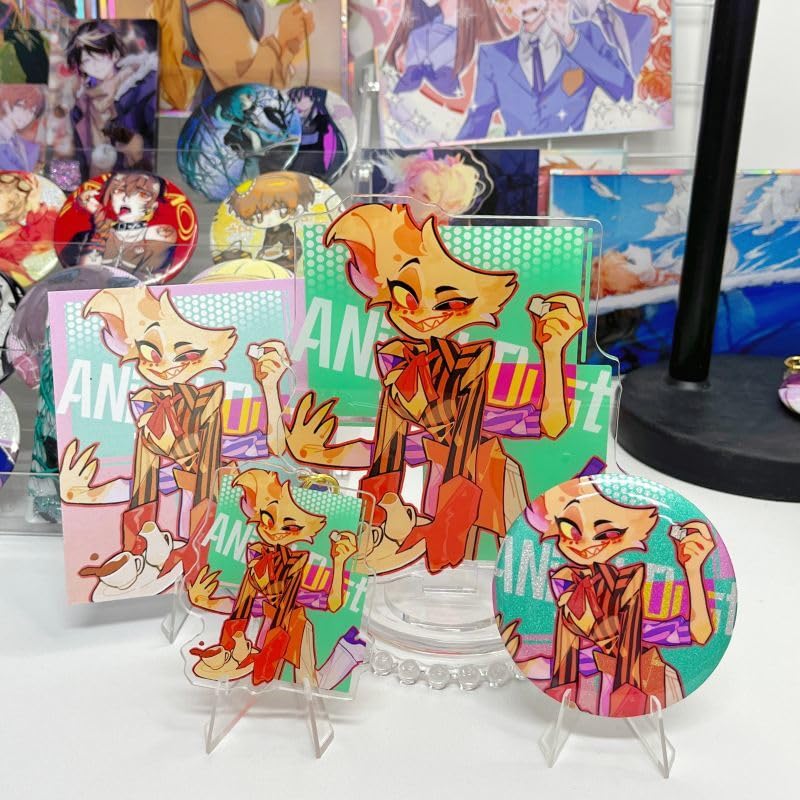 Amazon.co.jp: ハズビンホテル 周辺 アクリルスタンド キーホルダー 缶