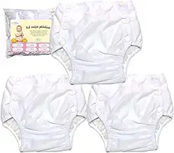 Kit 3 Fralda Plástica Impermeável Reutilizável Confortável (GG)