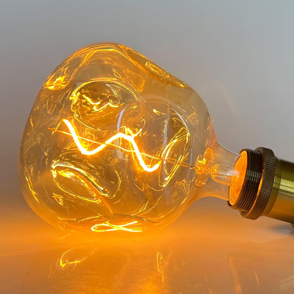 Edison Lampadina Led Forma Irregolare G125 4W Dimmerabile Spcailty Lampadina Decorativa 220V E27 2000Kelvin Super Caldo