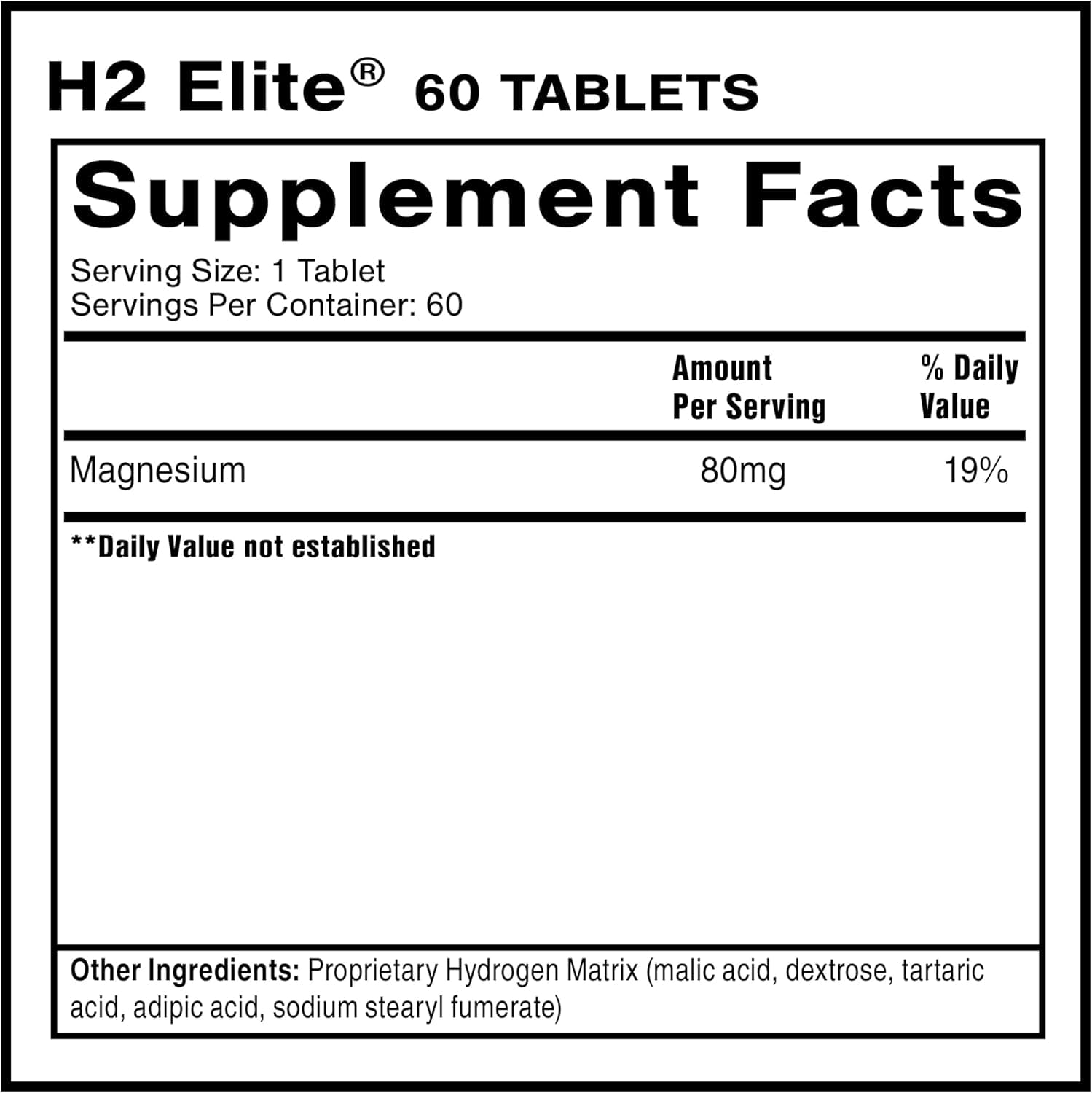 Quicksilver Scientific H2 Elite, 60 Molecular Hydrogen Tablets — Amazon image 2
