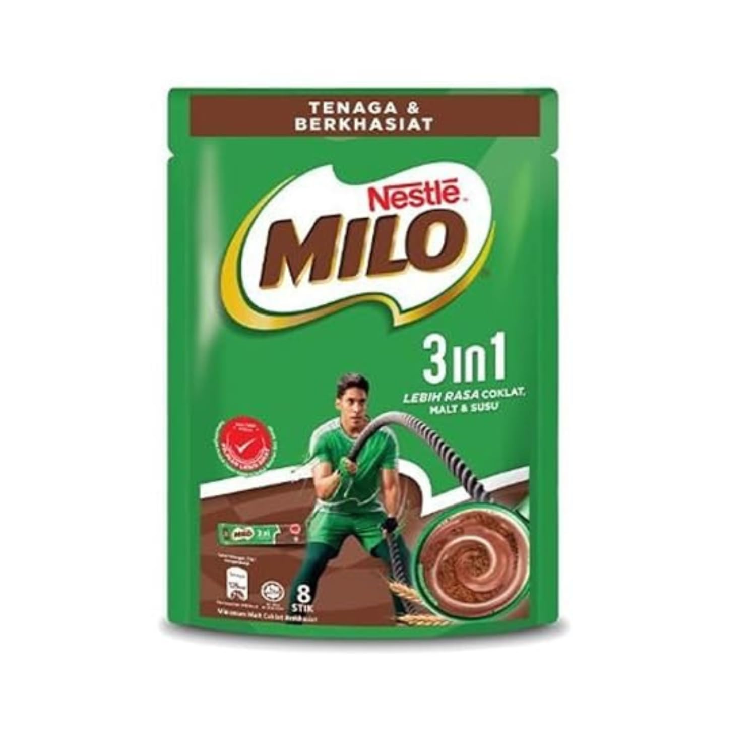 Nestles Milo 3 in 1 Active go, Easy to Drink, 264g (Imported USA)