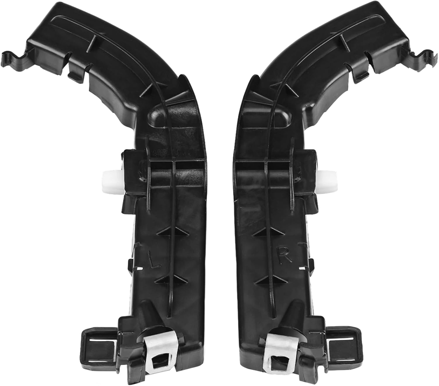 4Pcs Front Bumper Bracket Cover Bumper Support Brackets for Dodge Challenger 2015-2022 Left Right Mount Support Retainer 68375013AA 68259546AA 68024342AD 68024343AD