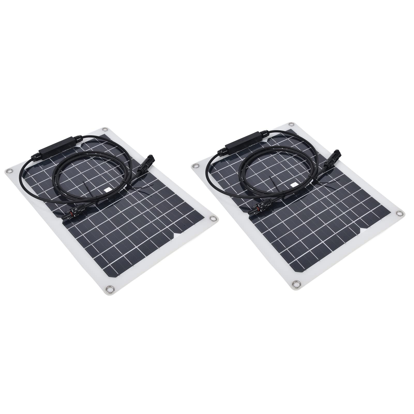 Kit de panneaux solaires 2 pièces 15 W chargeur de panneau solaire monocristallin portable haute efficacité léger pliable pour le chargement de caravane de bateau de camping-car