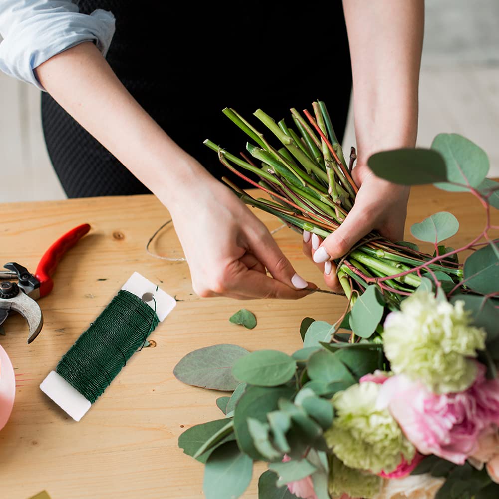 Filo Di Ferro Verde Per Piante E Artigianato - 4 Pezzi, Legare Fiori E Sostenere Piante - Foto 12