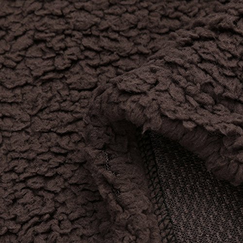 Listha Outwear Vest Women Hoodie Waistcoat Sherpa Jacket Faux Fur Coat Casual #TOP4