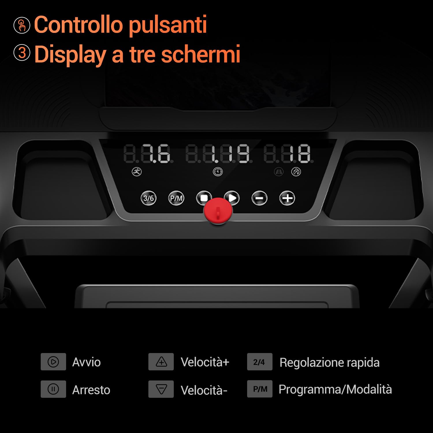 UMAY Tapis Roulant Salvaspazio con Inclinazione 15%, Tapis Roulant Elettrico 12KM/H, Tapirulan Pieghevole da Casa con Motore da 3.0 HP e Display LED, Carico Massimo 136KG