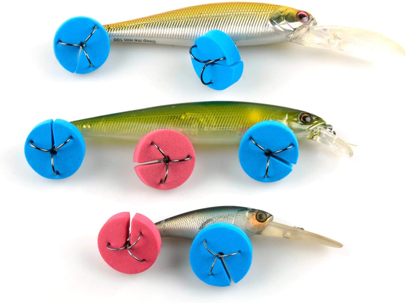 Fishing Hook Covers Hook Bonnets Treble Hook Guards - One Size Fits Most, Tangles Free, EVA Material Fishing Hook Caps Protect Your Sharp Hooks and Long Using