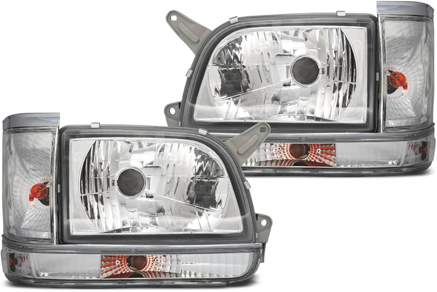 Amazon | 100系 バン クリスタル ヘッドライト コーナーレンズ