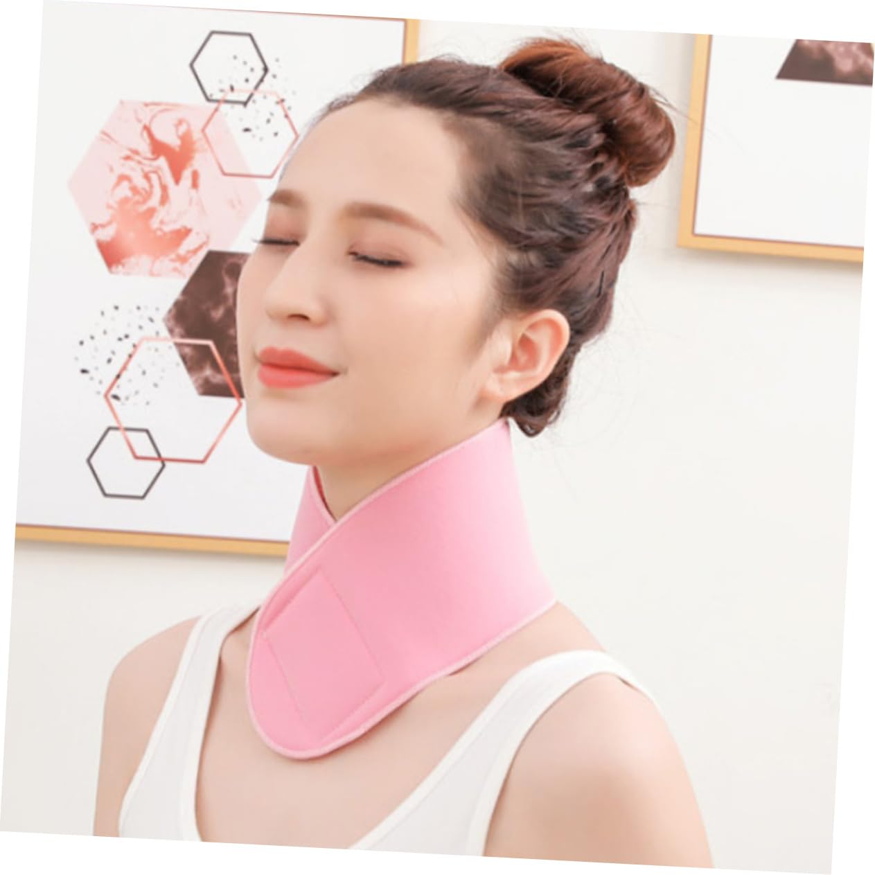 Gatuida 5piezas Reafirmante Para Cuello Antienvejecimiento Gel Hidratante Reutilizable y Para Cuidado Piel Del Cuello y Hombros