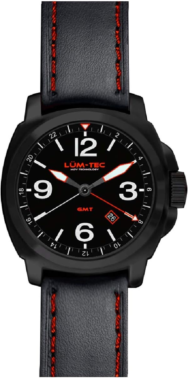 Lum-Tec M59 Luminous Swiss Quartz Men's Wrist Watch
