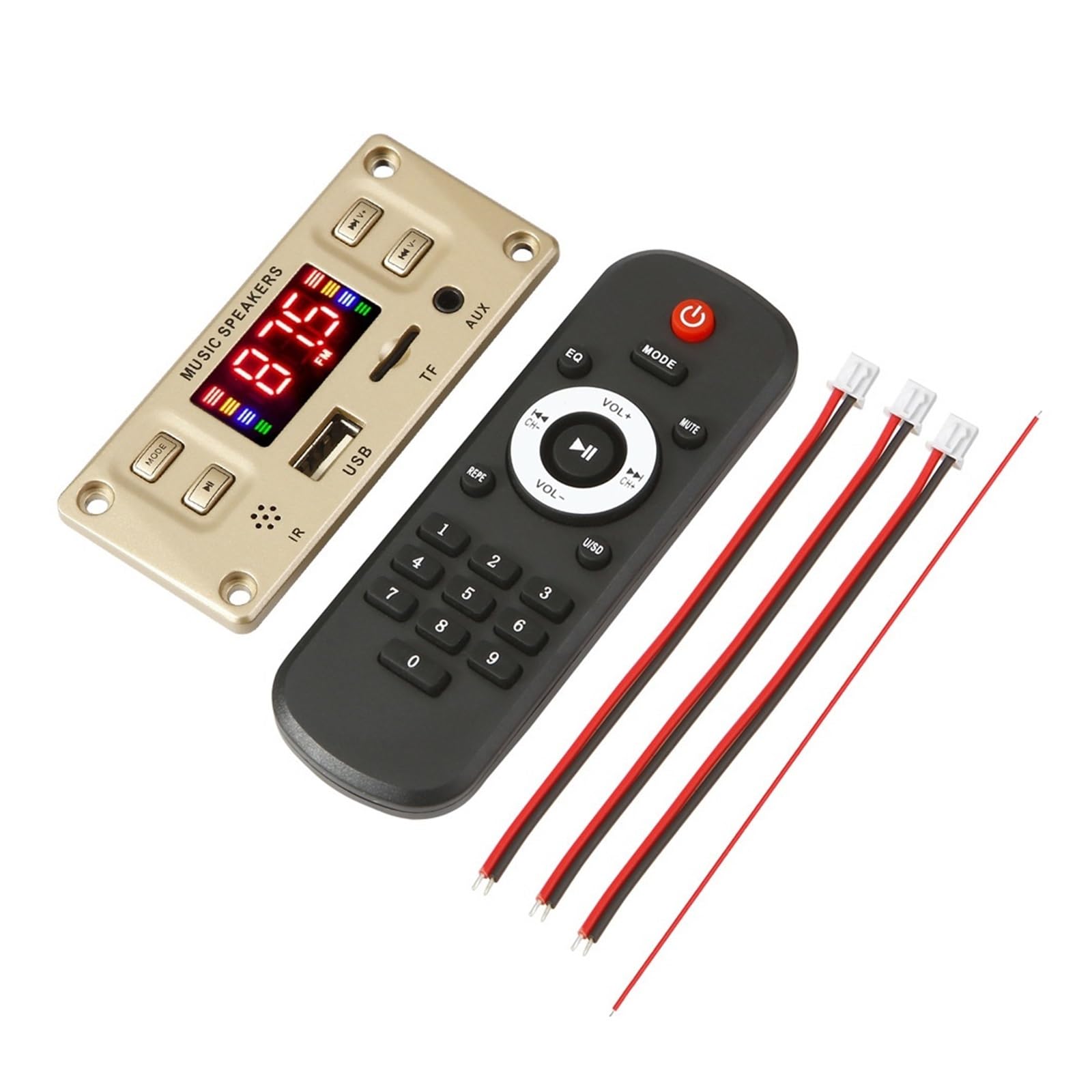 Módulo Decodificador De Reproductor De Placa De Amplificador De Potencia Digital De Audio Bluetooth Pequeño Pero poderoso(Y05-B-01)