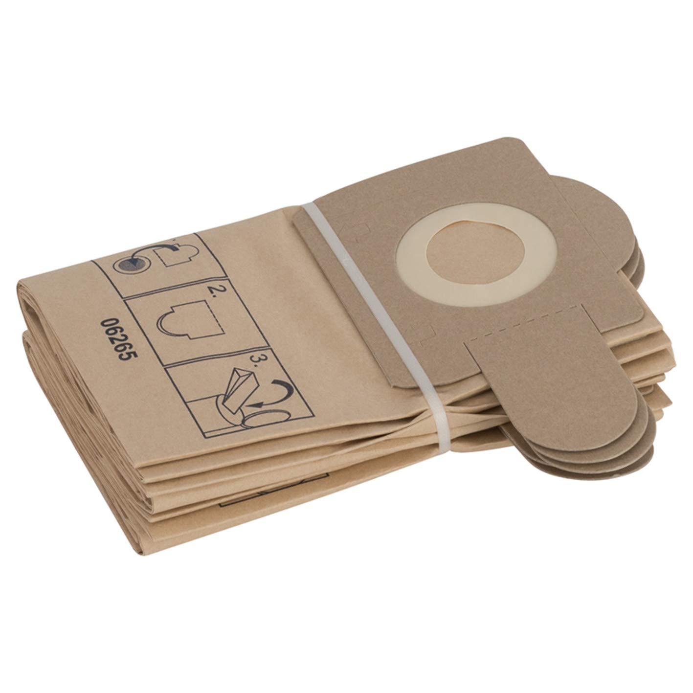 Bosch Professional 2605411150 5 filtr papierowy do PAS12-27/F/11-21