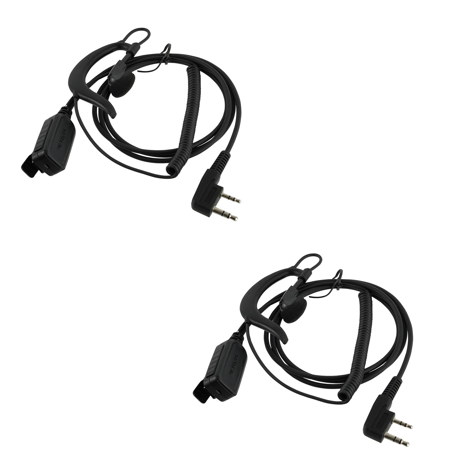Retevis RT1 Earhook Walkie Talkie Earpiece - Clear Hands-Free Communication