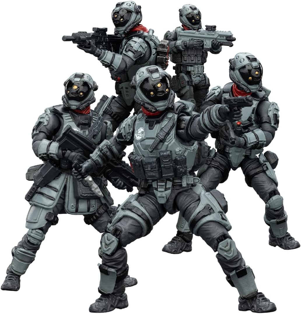 JOYTOY Dark Source Action Figure 1/25 UNSC Mirage Squad 5PCS Collection Models Birthday Gifts 15Age+