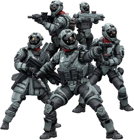 JOYTOY Dark Source Action Figure 1/25 UNSC Mirage Squad 5PCS Collection Models Birthday Gifts 15Age+