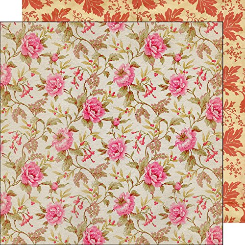 Paper Pack (16Sh 10"X10") Romantic Vintage Floral Pattern Flonz Vintage Paper For Scrapbooking And Craft #TOP2