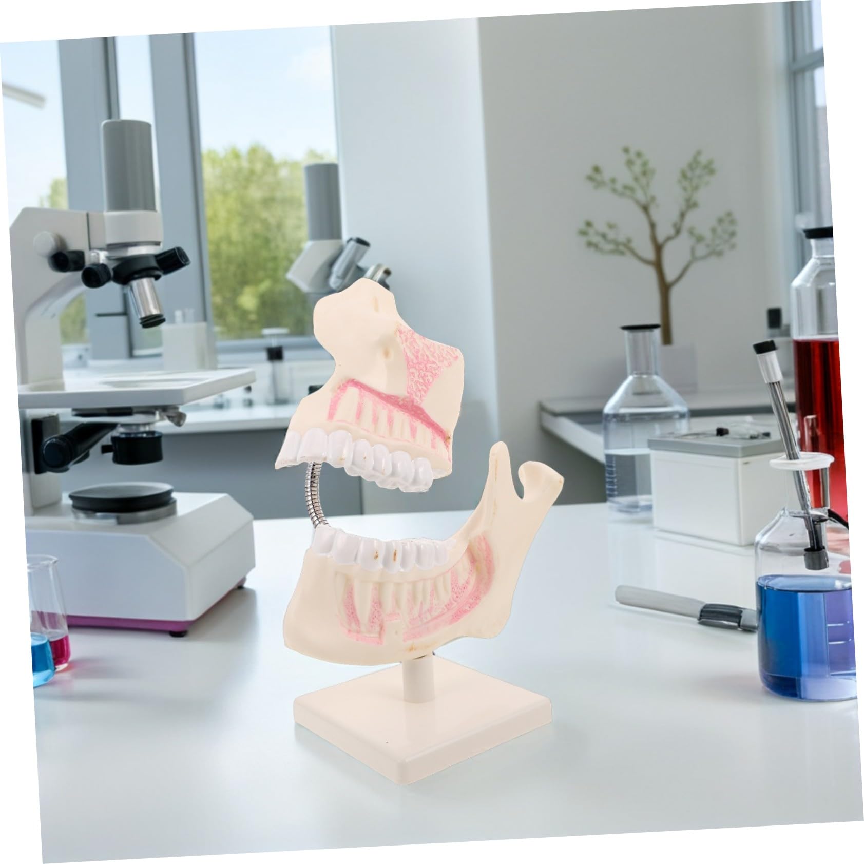 Modello in Plastica per Pratica Odontoiatrica Rappresentazione Anatomica Accurata Modello di Studio per Studenti e Tecnici Strumento Didattico per Esami e Insegnamento