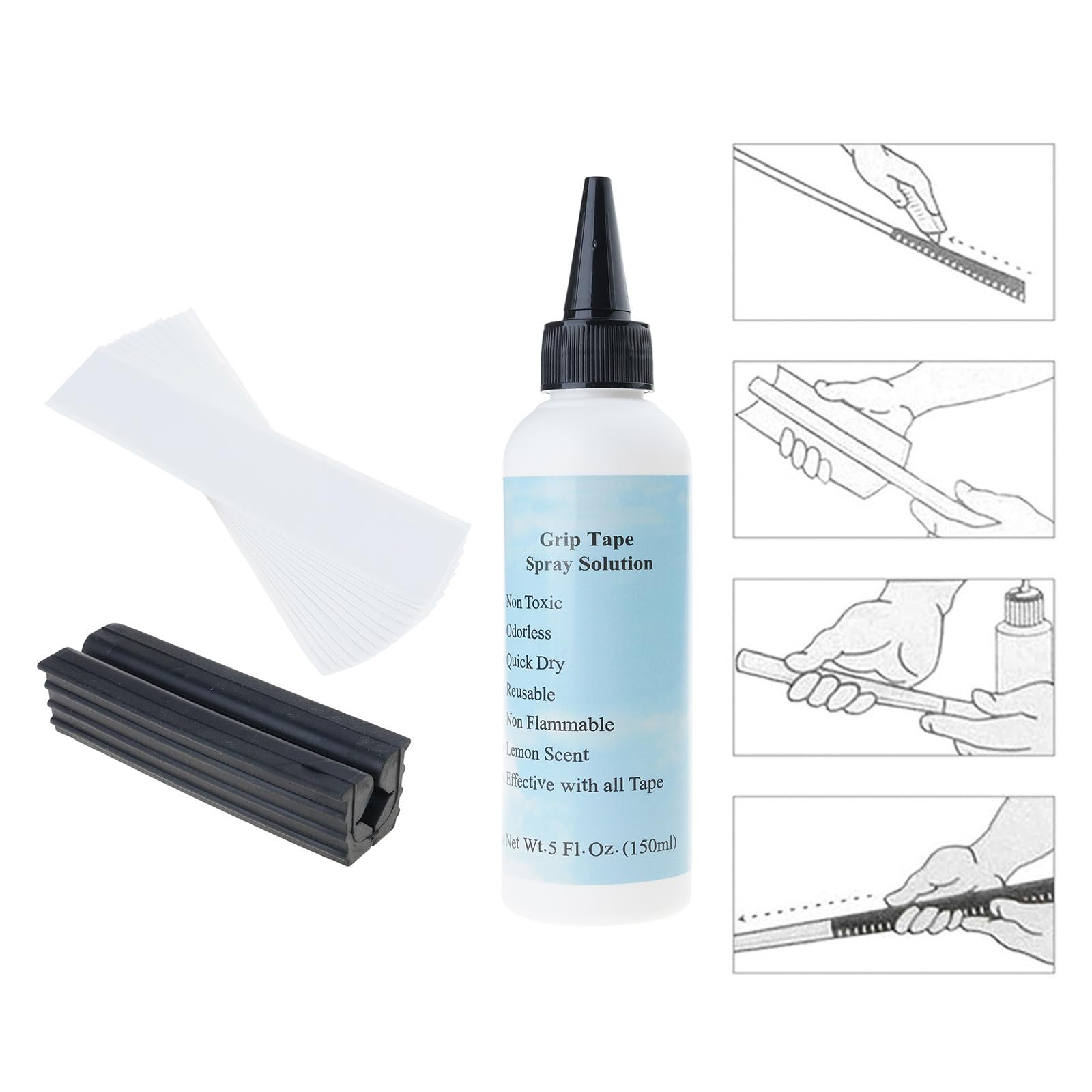 HUANGTNG Quick Drying Golfs Solvent Professional Golfs Grip Accessory Tool Winding Belt for Indoor and Outdoor Use