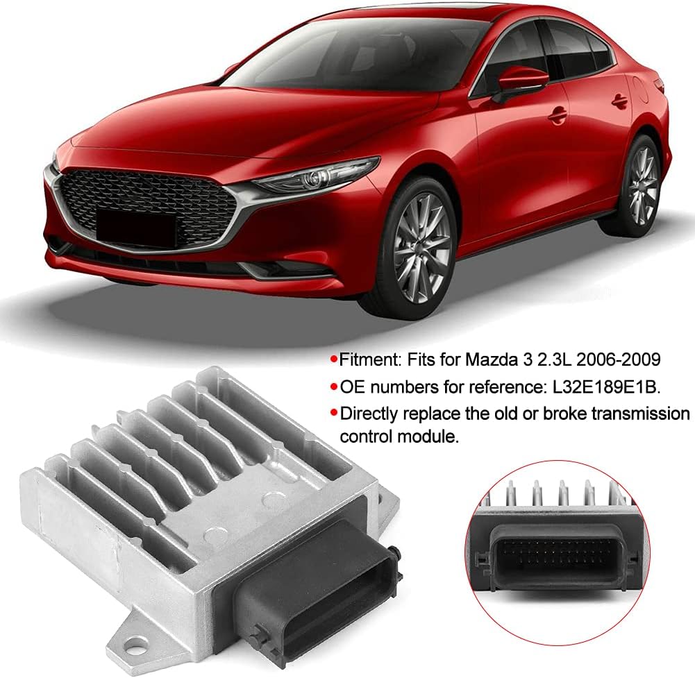 Transmission Control Module OE: L32E189E1B, Automotive Replacement Transmission Mounts Car Accessory TCU L32E189E1B Fits for 3 2.3L 2006‑2009
