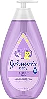 Johnson's Bedtime Baby Bath 27.1 oz - Soothing NaturalCalm Aromas, Hypoallergenic Tear-Free Formula, Paraben & Sulfate-Free