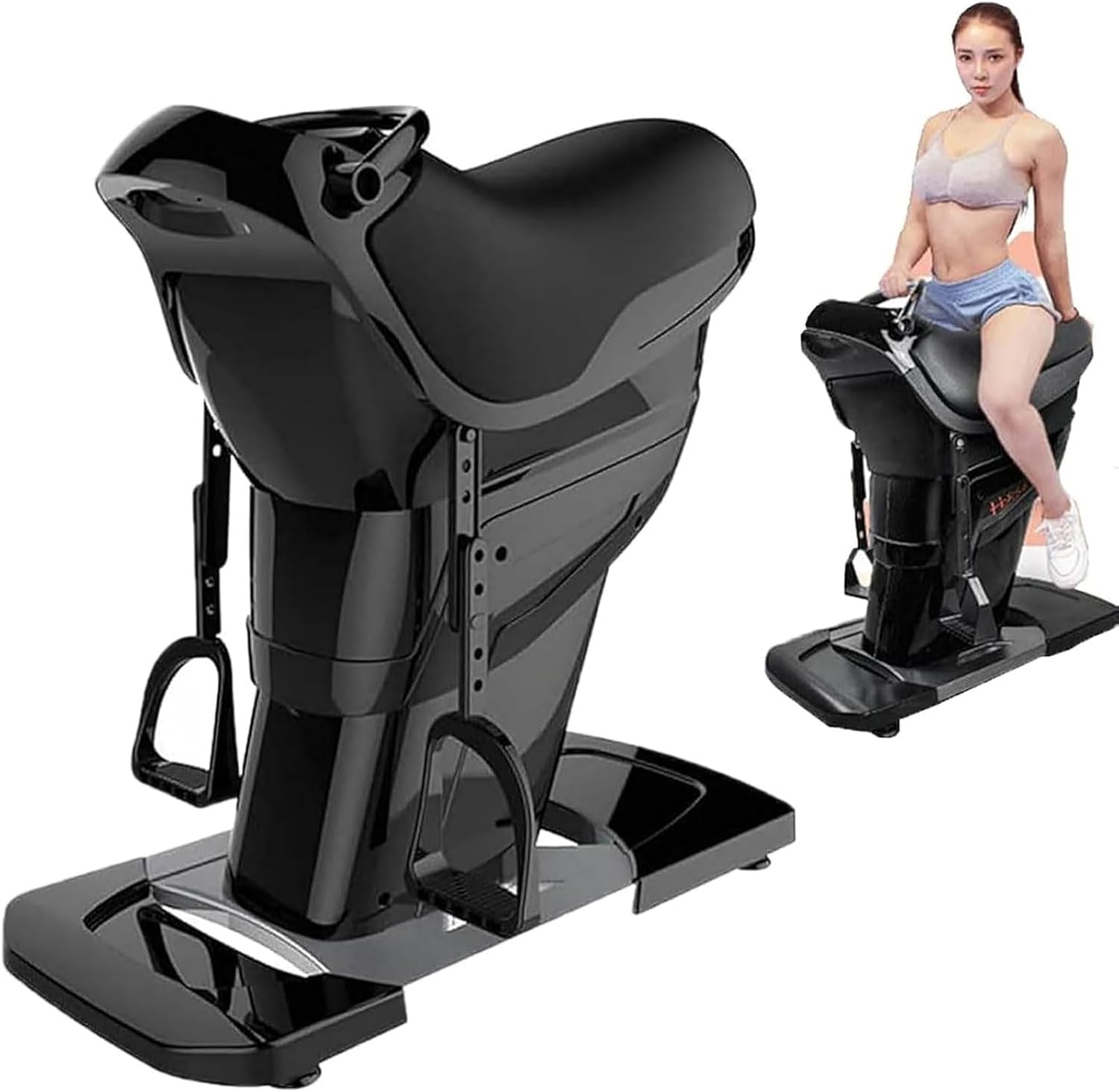 Máquina De Equitación Eléctrica, 200 W, Simulador De Equitación 3D para Interiores, Capacidad De 150 Kg, con Función Bluetooth, 20 Velocidades, Monitor De Calorías, Equipo De Fitness.