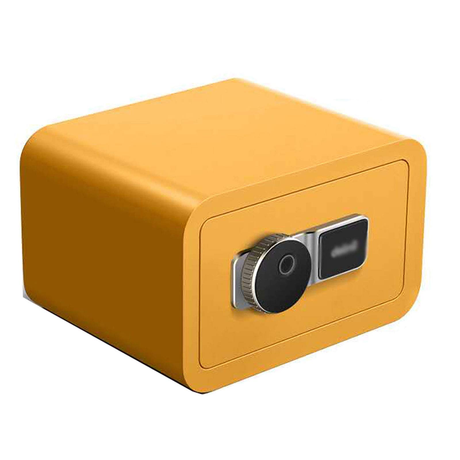 Premium Home Safe, Biometric Fingerprint Safe Steel Security Deposit Boxes for Home Office Money Cash Documents Electronic Storage,Orange