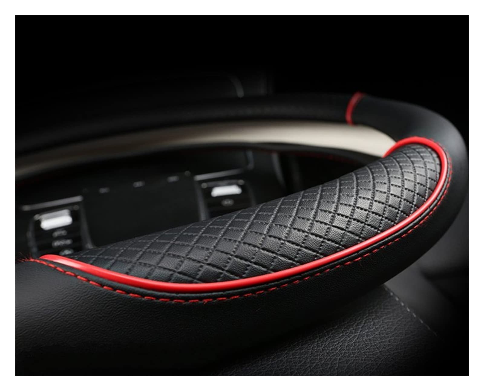 Coprivolante per auto in fibra di carbonio + pelle per Croen C4 AIRCROSS C5 AIRCROSS C3-XR C4 PICASSO C4 C5 C6 accessori per auto  34
