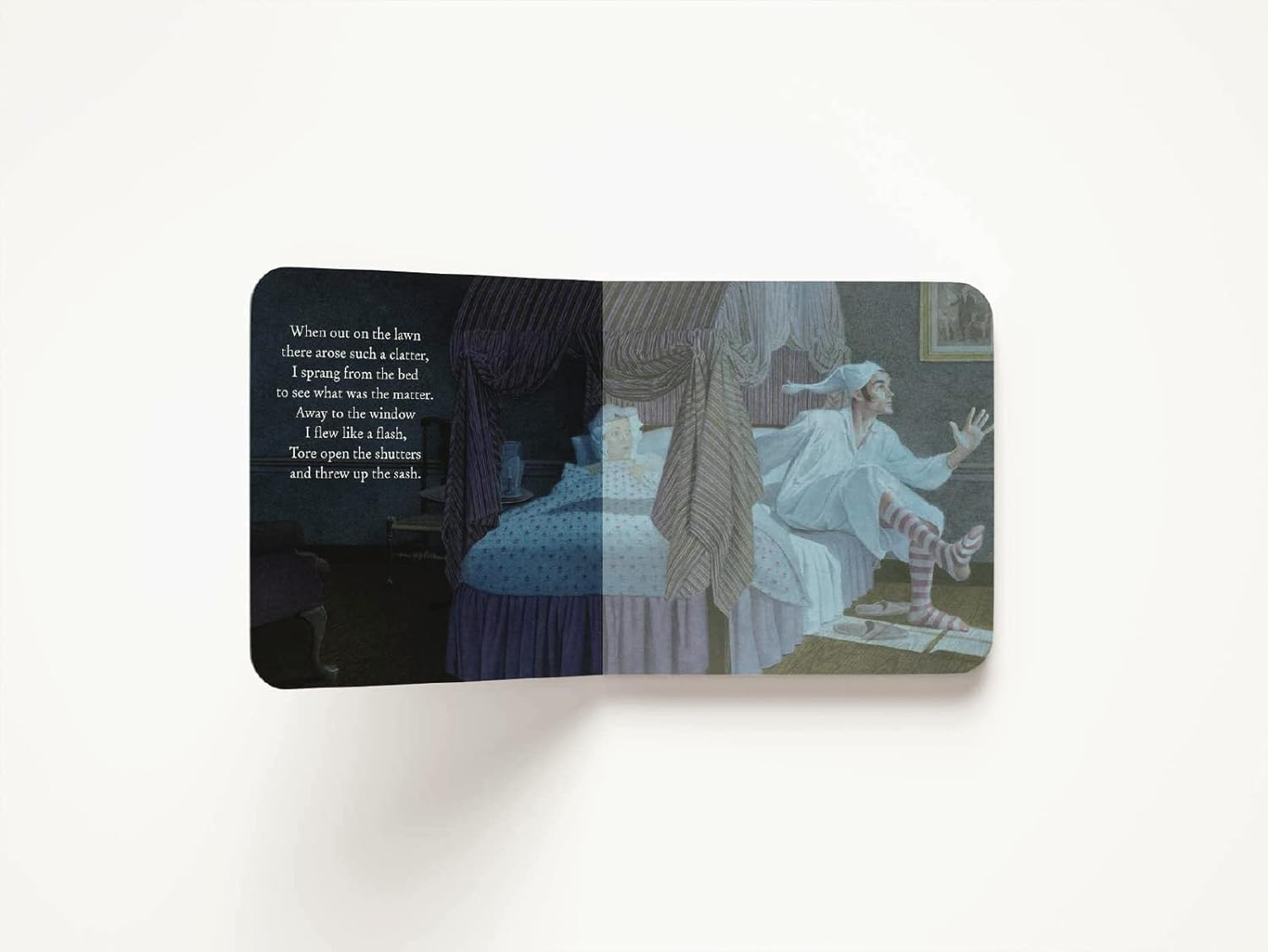 The Night Before Christmas Board Book: The Classic Edition Moore, Clement and Santore, Charles - PT05