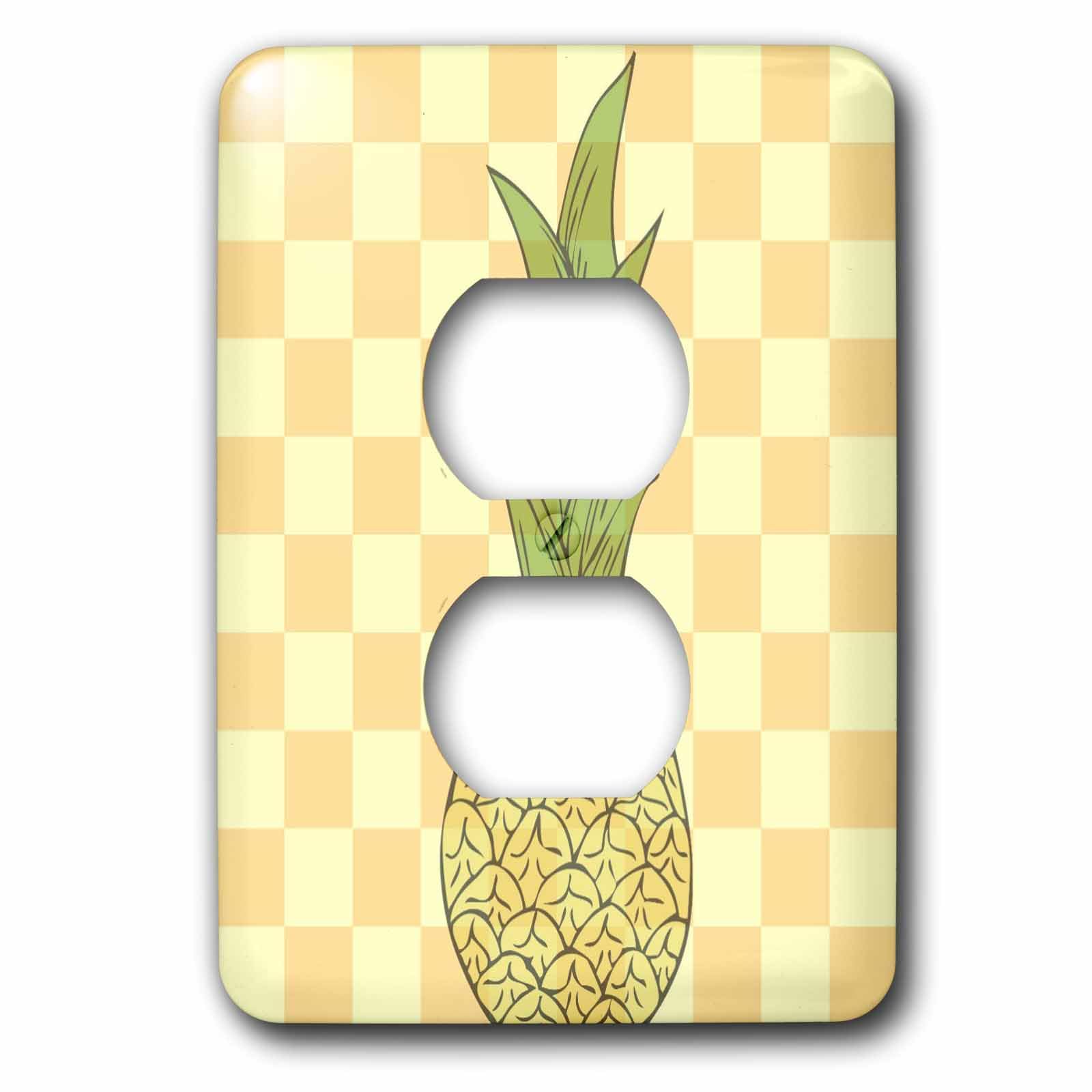 Cache pour prise de courant pour masquer les prises nues avec un style ananas