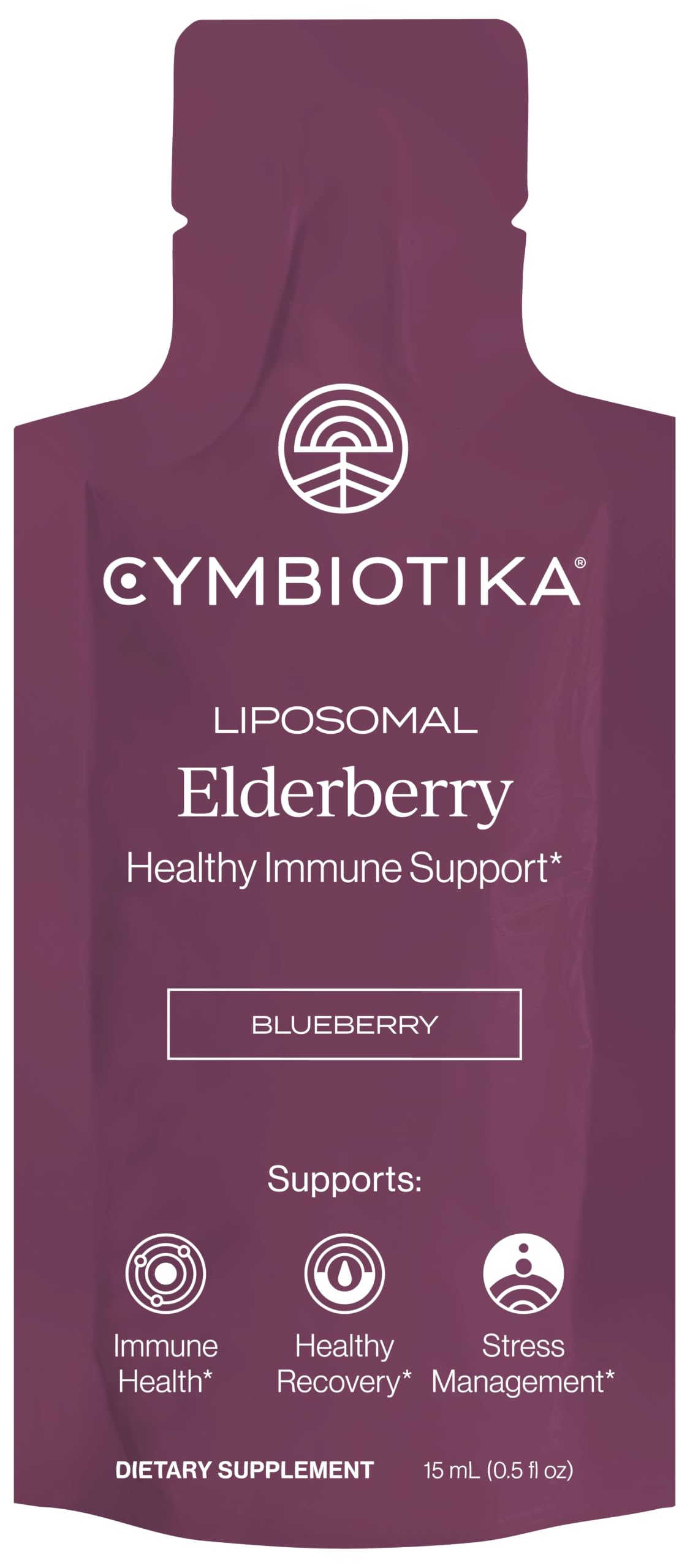 CYMBIOTIKA Liposomal Elderberry with Vitamin E for Immune Support — Amazon image 3