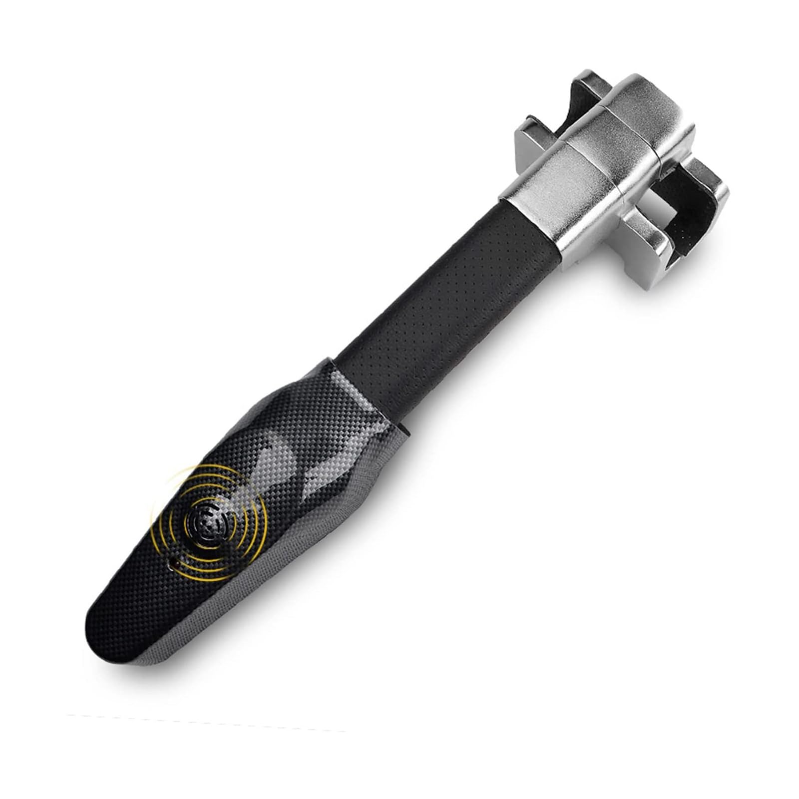 Steering Wheel Lock with Alarm, Heavy Duty Anti-Theft Car Device Car Lock Universal Fit for Vehicle Truck Van SUV Car Security with 2 Keys