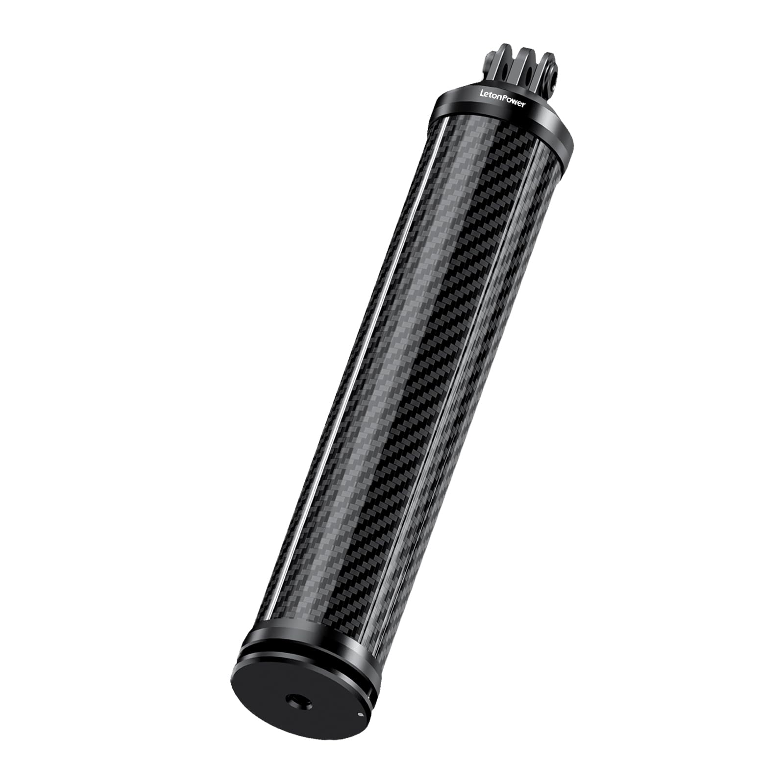 Carbon Fiber Handheld Buoyancy Rod, 80m/262ft Underwater Hand Grip with 3-Slot Mount for Action Cameras