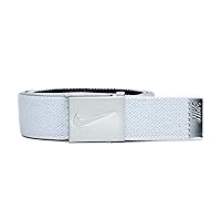 Nike - Rete elasticizzata reversibile da uomo, bianco/nero