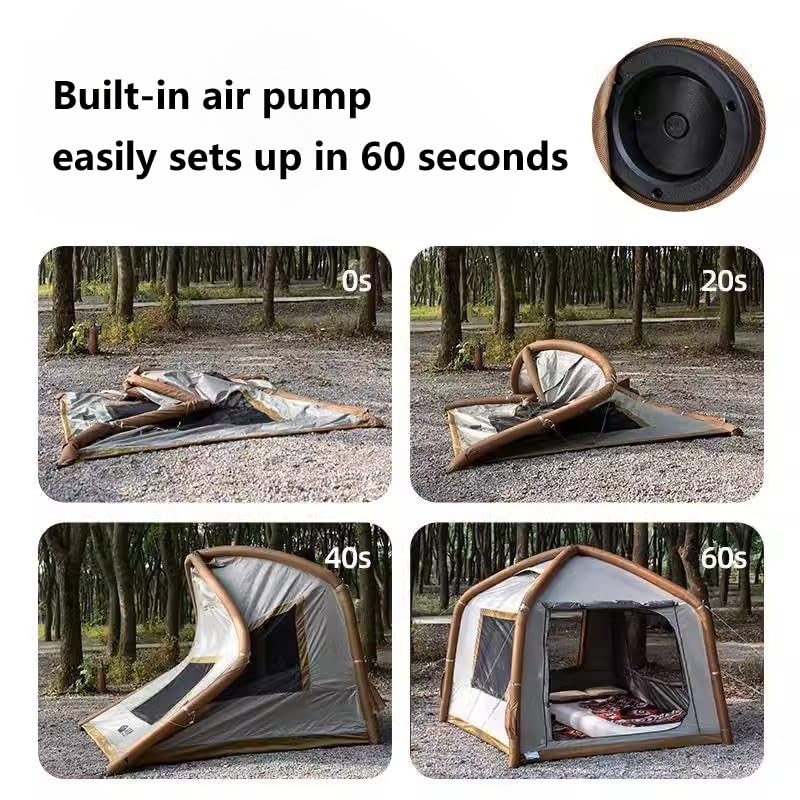 Carpa Inflable para Camping, Refugio Portátil Resistente al Agua miniatura 5