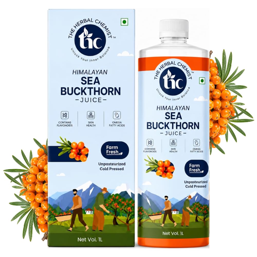 The Herbal Chemist Himalayan Sea Buckthorn Juice | Rich in Omega 3, 6, 7, 9 & Vitamin C | Natural Immunity Booster | Antioxidant | No Added Sugar | Supports Skin & Heart Health-image-22