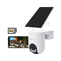 EZVIZ HB8 Lite 4G Telecamera Wi-Fi Esterno Senza Fili con Pannello Solare
