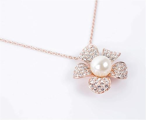 Miniatura 5 de Conjuntos de joyas para mujer conjuntos de joyas rojas para mujer joyería de oro con perlas de diamantes sexis para mujer conjunto de joyas de